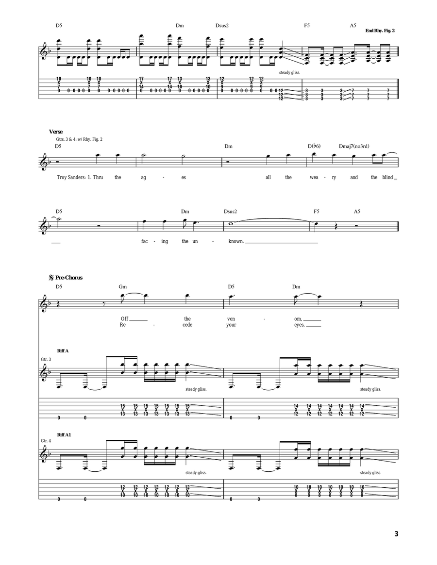 Tread Lightly Tread Lightly Acoustic Guitar scores gallery preview page 3
