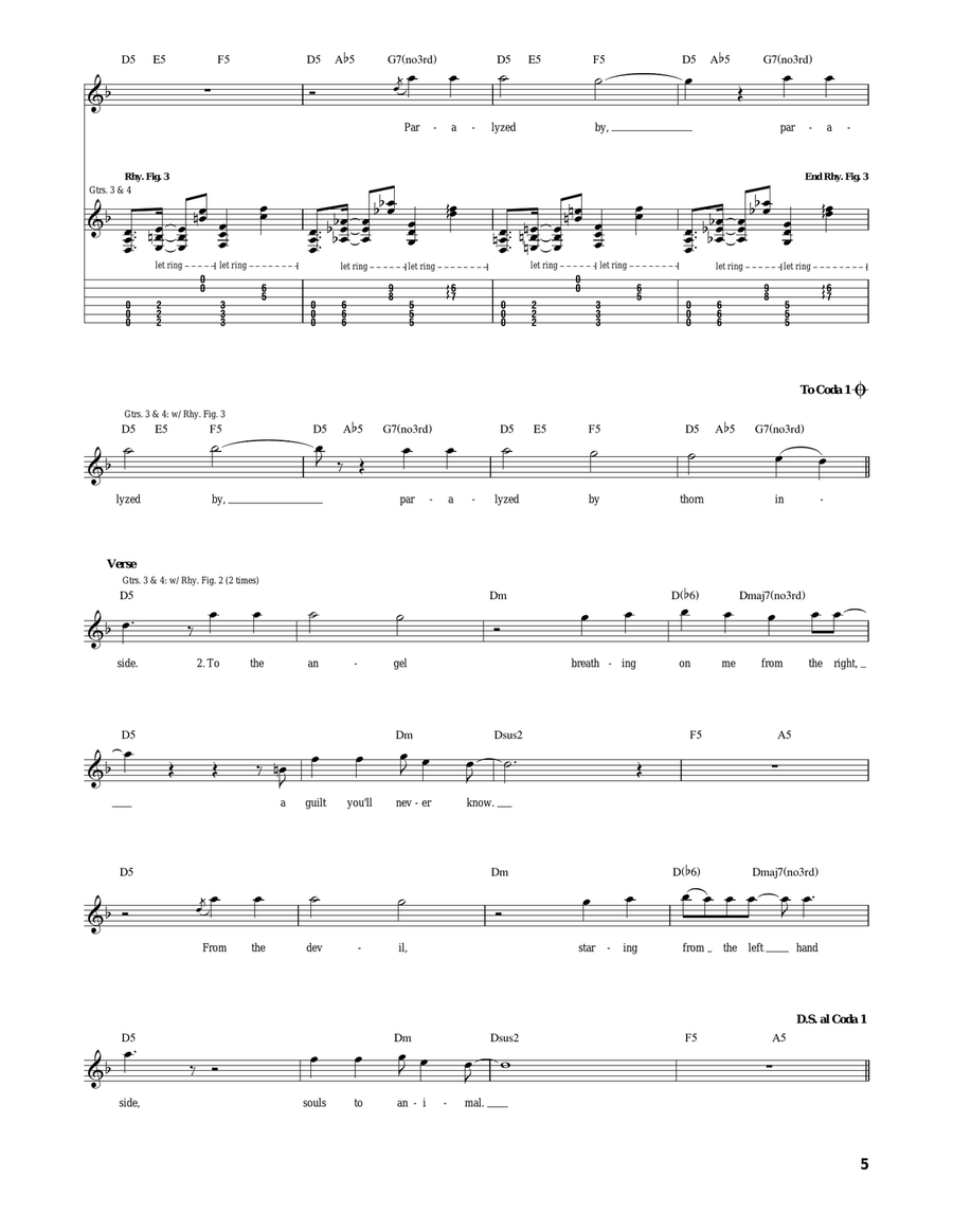 Tread Lightly Tread Lightly Acoustic Guitar scores gallery preview page 5