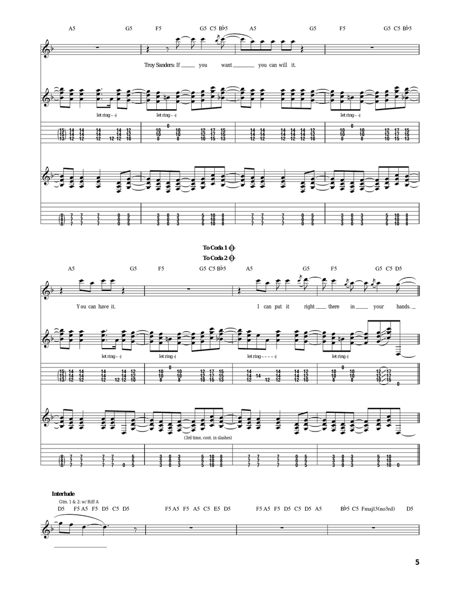 The Motherload The Motherload Acoustic Guitar scores gallery preview page 5