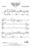 That's Amoré (That's Love) (arr. Jill Gallina)