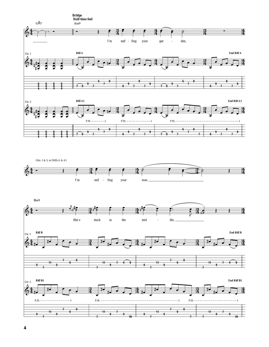 Aunt Lisa Aunt Lisa Acoustic Guitar scores gallery preview page 4
