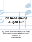 Ich hebe meine Augen auf