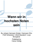 When in the hour of utmost need (Wenn wir in hochsten Noten sein)