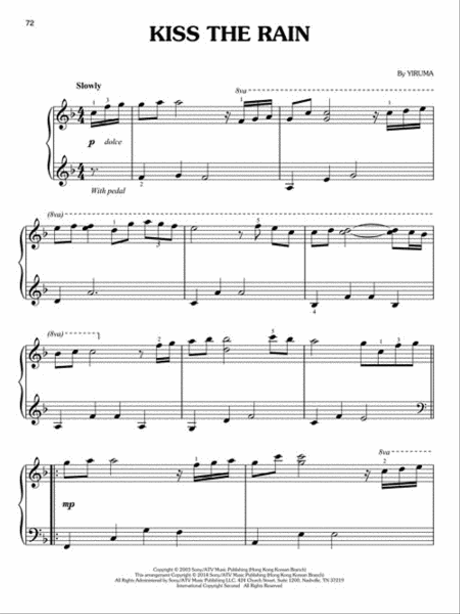 River Flows in You and Other Eloquent Songs for Easy Piano Solo Easy Piano scores gallery preview page 4