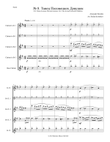 Alexander Borodin, Polovtsian Dances No.8, Arranged for Clarinet Quartet