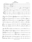 Il est ne (He Is Born) score, arranged for string quartet or flute quartet with optional harp or key