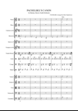 Pachelbel's Cannon - for Youth Orchestra - score plus all parts included