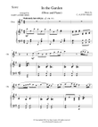 IN THE GARDEN (Oboe/Piano and Oboe Part)