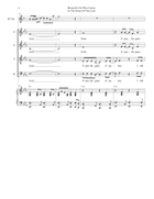 Blessed Is He Who Comes In The Name Of The Lord (Solo with SATB) 4-Part scores gallery preview page 4