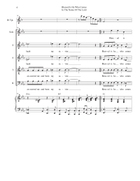 Blessed Is He Who Comes In The Name Of The Lord (Solo with SATB) 4-Part scores gallery preview page 6