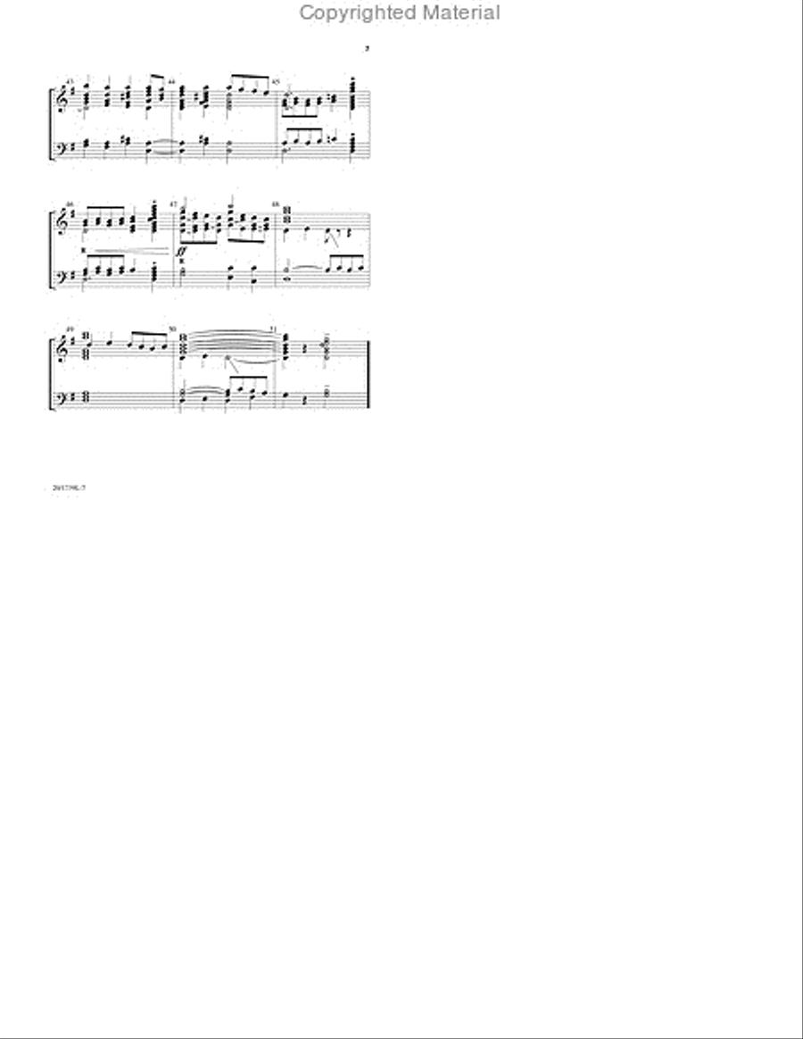 Lord, Dismiss Us With Thy Blessing 3-Octaves scores gallery preview page 3