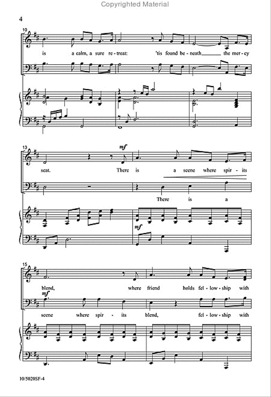 The Mercy Seat 4-Part scores gallery preview page 3