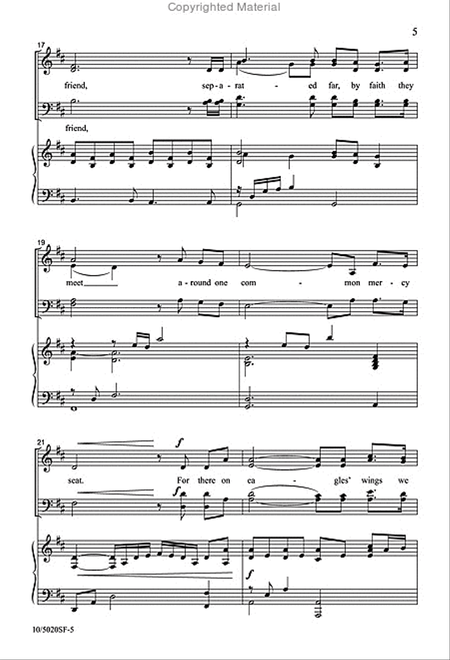 The Mercy Seat 4-Part scores gallery preview page 4
