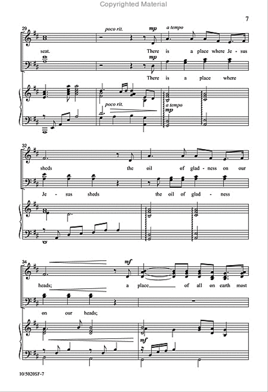 The Mercy Seat 4-Part scores gallery preview page 6