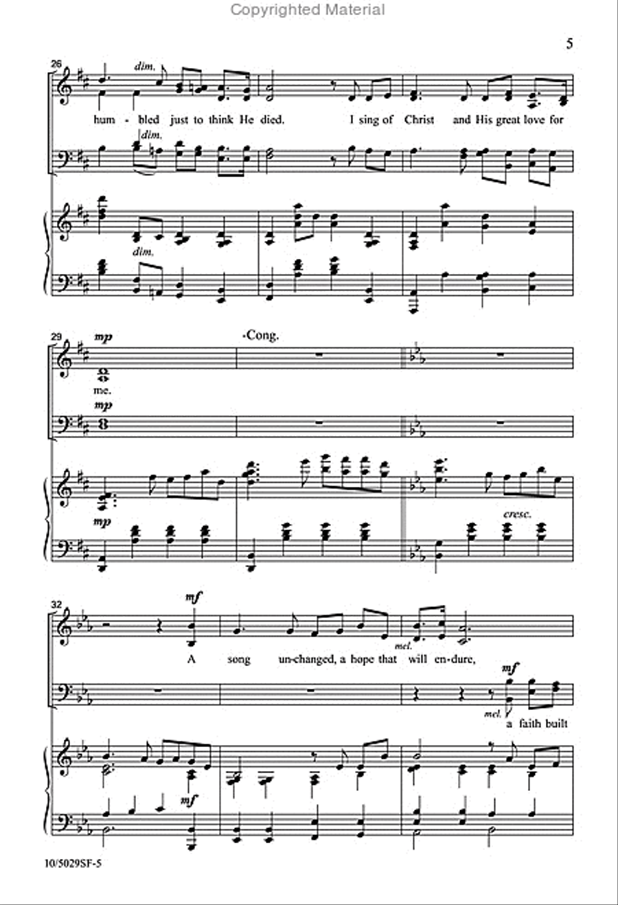 My Song Is Christ My Song Is Christ 4-Part scores gallery preview page 5