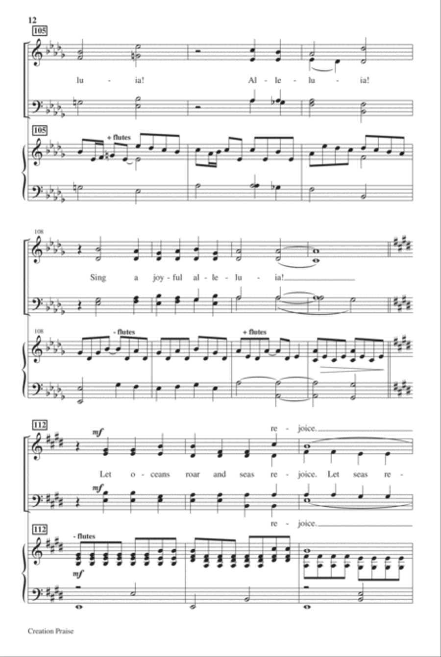 Creation Praise Creation Praise 4-Part scores gallery preview page 13