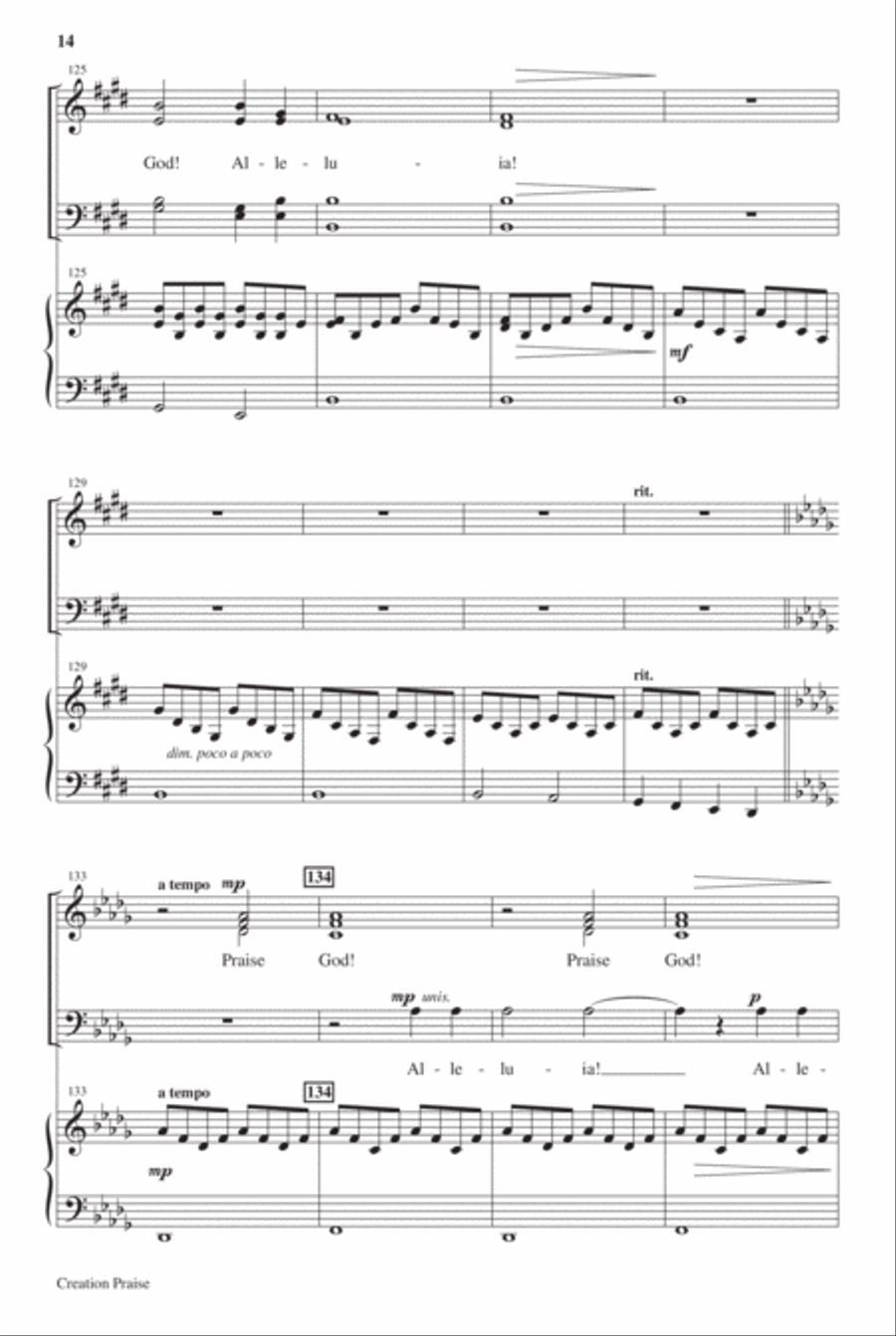 Creation Praise Creation Praise 4-Part scores gallery preview page 15