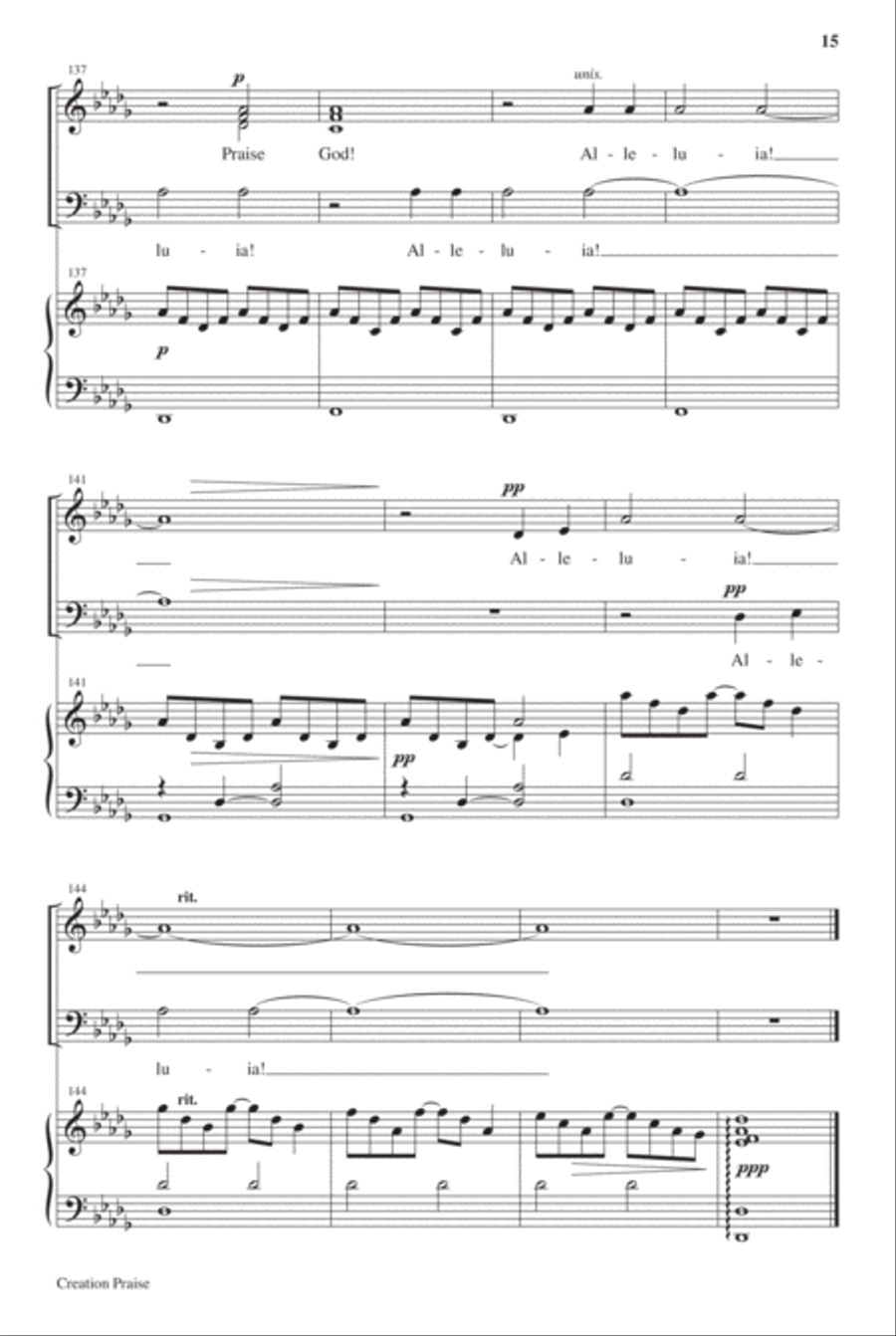 Creation Praise Creation Praise 4-Part scores gallery preview page 16