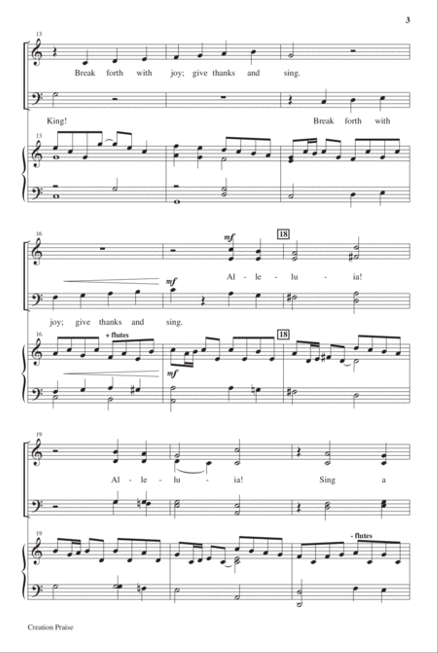 Creation Praise Creation Praise 4-Part scores gallery preview page 4