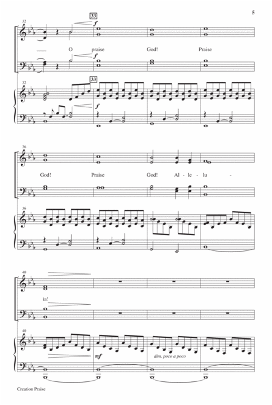 Creation Praise Creation Praise 4-Part scores gallery preview page 6