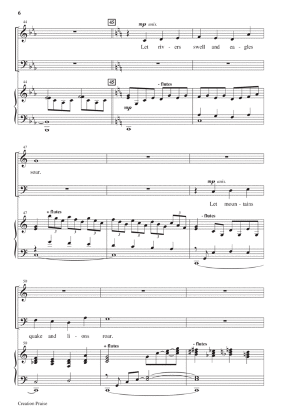 Creation Praise Creation Praise 4-Part scores gallery preview page 7