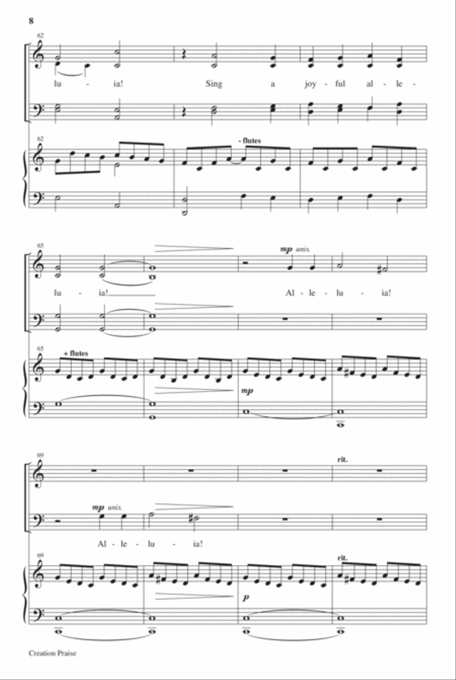 Creation Praise Creation Praise 4-Part scores gallery preview page 9