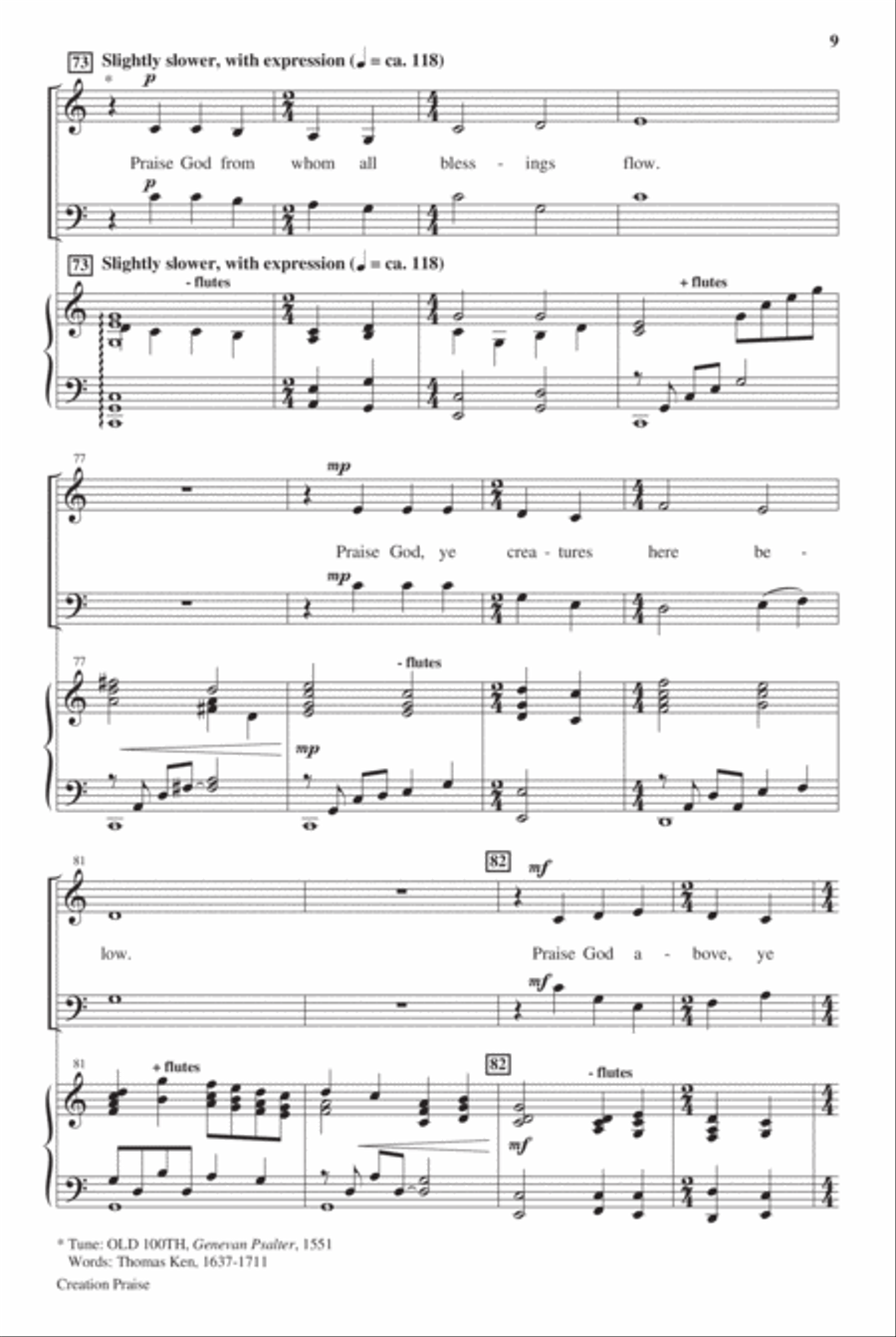 Creation Praise Creation Praise 4-Part scores gallery preview page 10