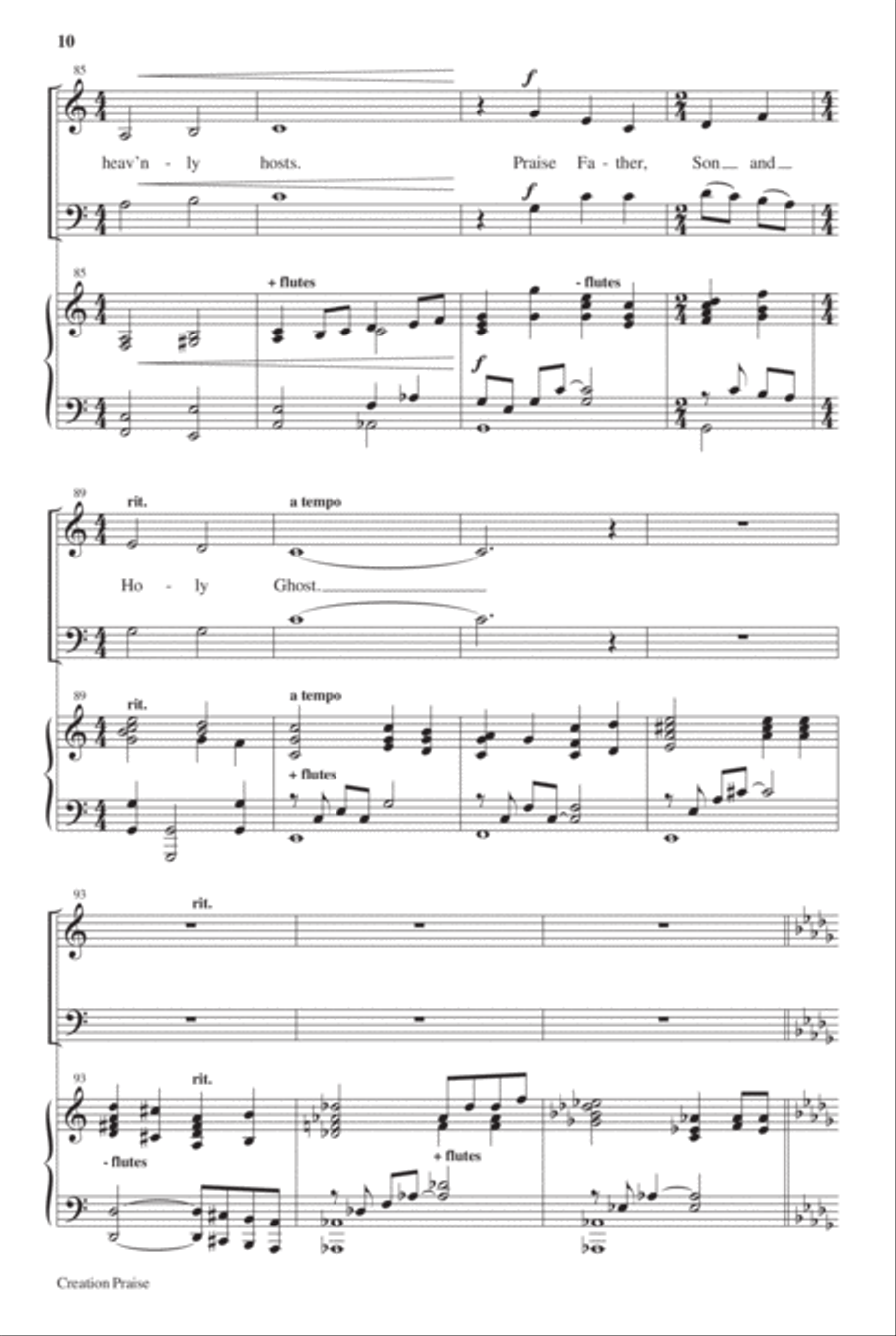 Creation Praise Creation Praise 4-Part scores gallery preview page 11