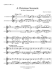 Christmas Serenade for Two Clarinets (A Christmas medley of songs)