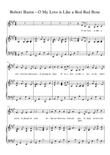 Robert Burns - O My Love Is Like a Red Red Rose