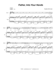 Father, Into Your Hands (Vocal solo and SATB) mini preview