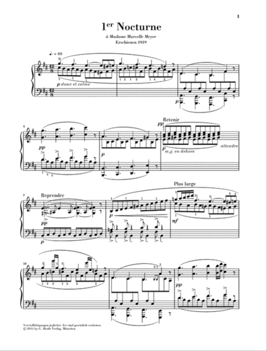 Nocturnes Nocturnes Piano Solo scores gallery preview page 2