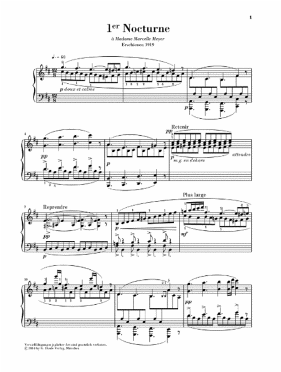 Nocturnes Nocturnes Piano Solo scores gallery preview page 3