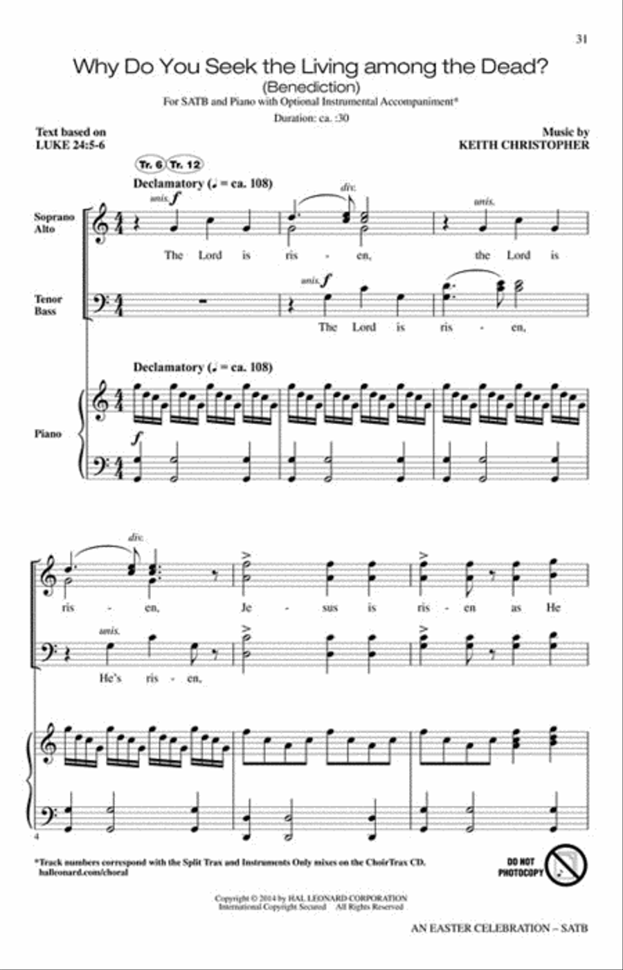 An Easter Celebration Choir scores gallery preview page 7