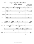 Fugue, Magnificant, Tone Primo for Trombone Quartet