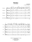 Rondou - Mouret for trombone quintet