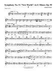 Dvorak Symphony No. 9, New World, Movement I - Horn in F 1 (Transposed Part), Op.95
