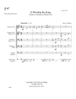 O Worship the King: Prelude on a Melody by William Croft for Brass Quartet