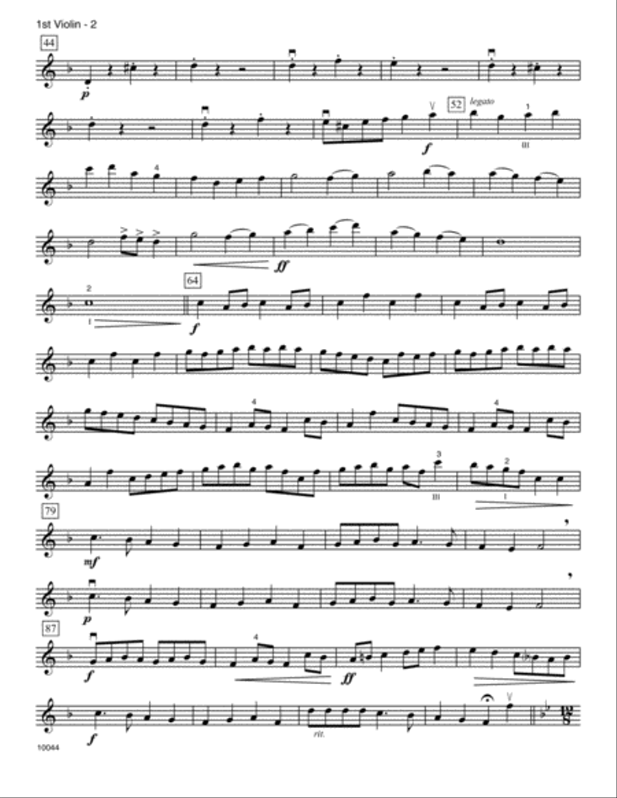 I'll Be Bach For Christmas - 1st Violin Orchestra scores gallery preview page 2