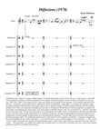 Diffusions for Flute (1978)