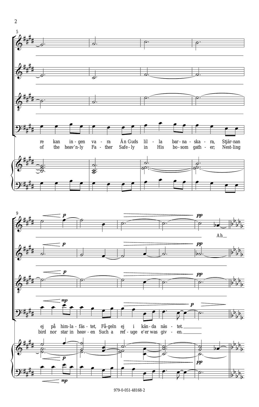 Children Of The Heavenly Father 4-Part scores gallery preview page 2