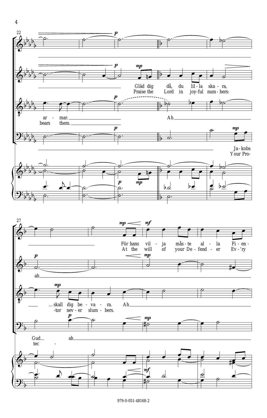 Children Of The Heavenly Father 4-Part scores gallery preview page 4
