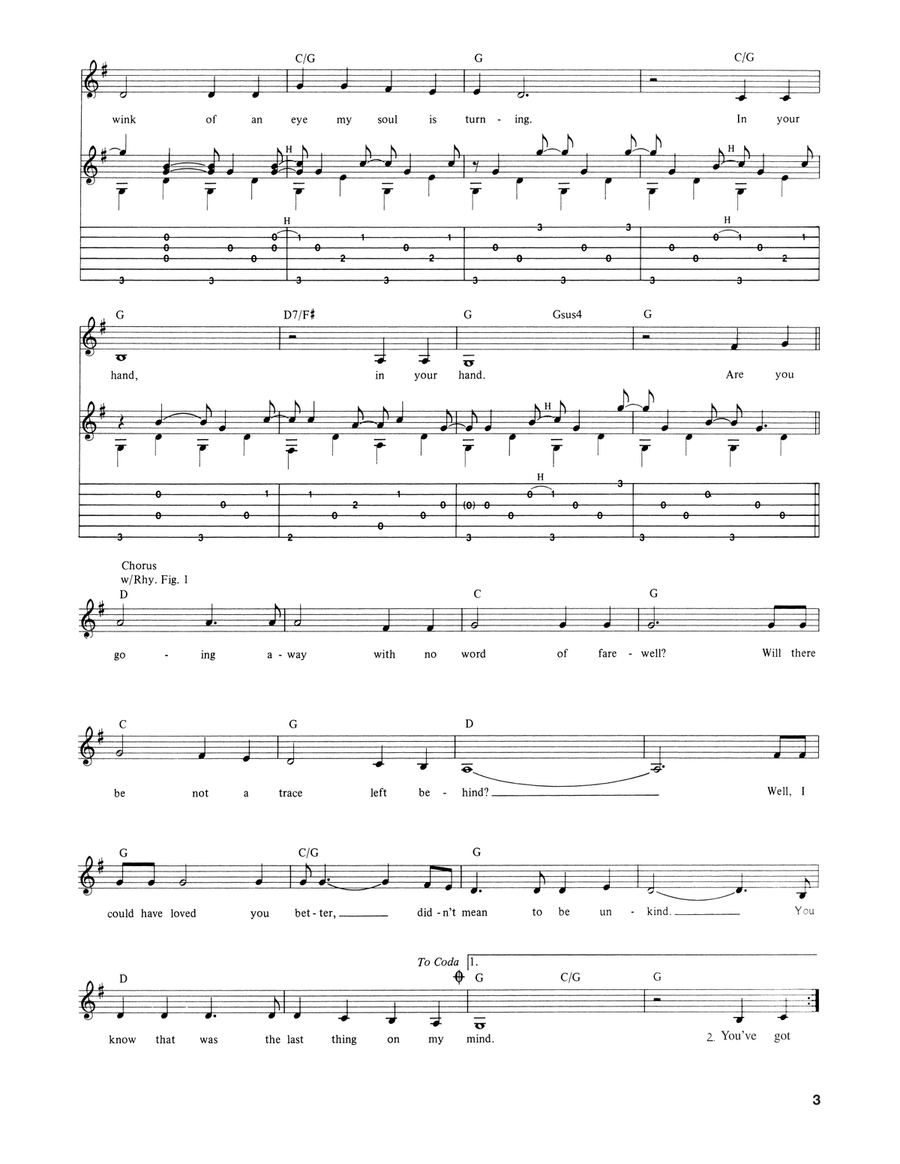 The Last Thing On My Mind Acoustic Guitar scores gallery preview page 3