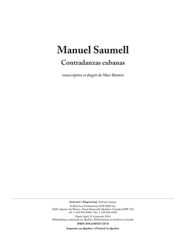 Contradanzas cubanas