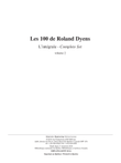 Les 100 de Roland Dyens - L’intégrale, vol. 2
