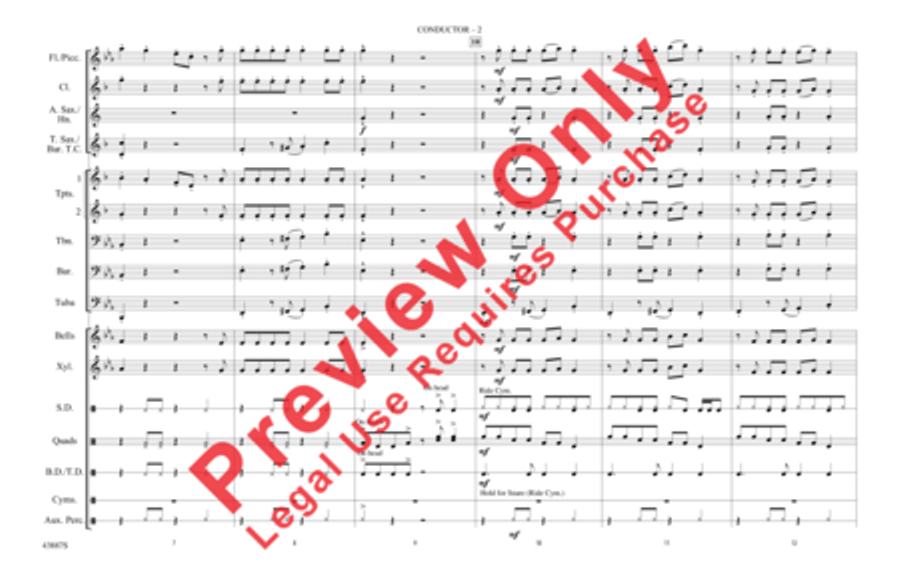 All About That Bass All About That Bass Marching Band scores gallery preview page 3