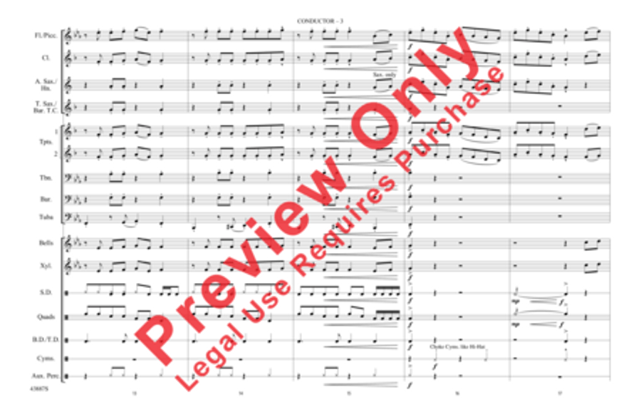 All About That Bass All About That Bass Marching Band scores gallery preview page 4