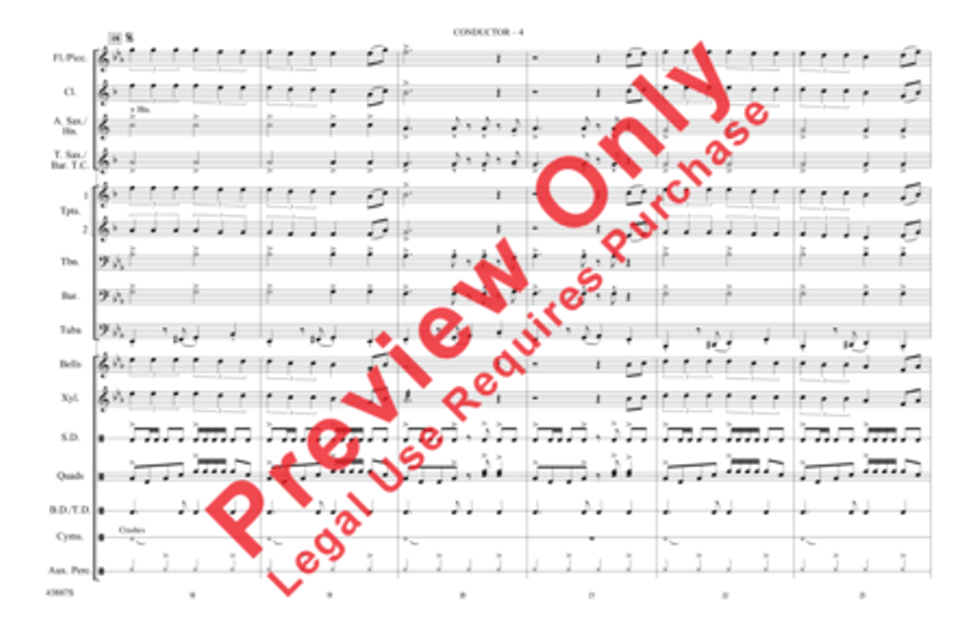 All About That Bass All About That Bass Marching Band scores gallery preview page 5