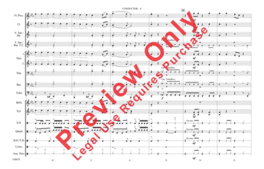 All About That Bass All About That Bass Marching Band scores gallery preview page 7