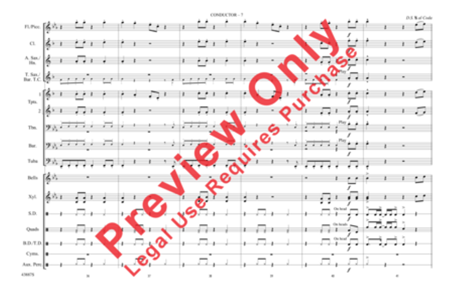 All About That Bass All About That Bass Marching Band scores gallery preview page 8